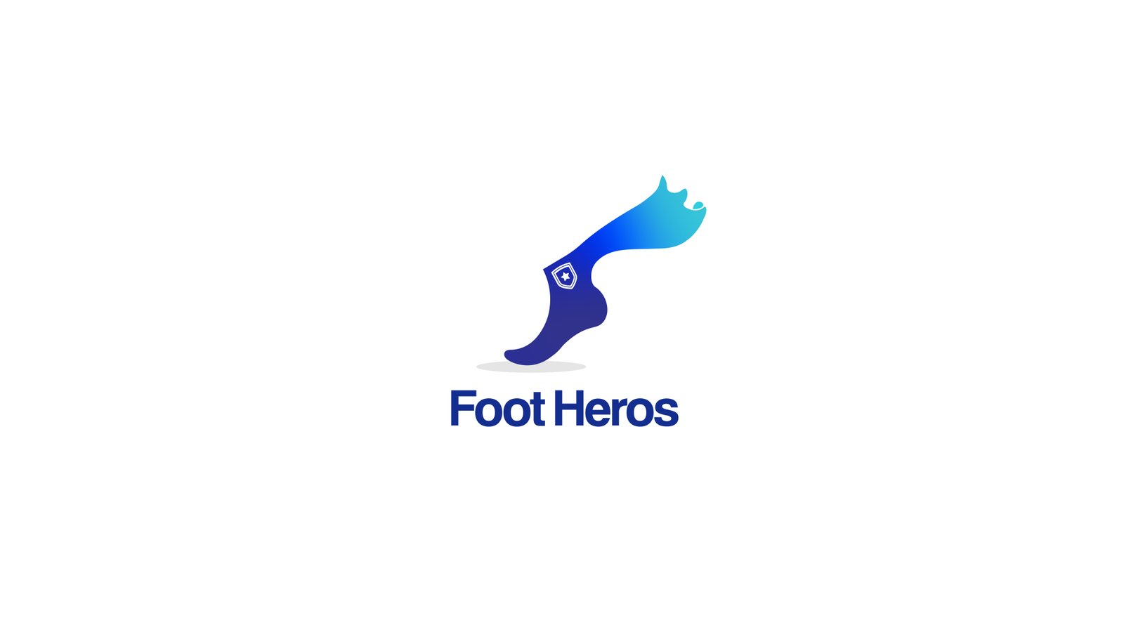 Foot Heros logo, a foot with a superhero cape